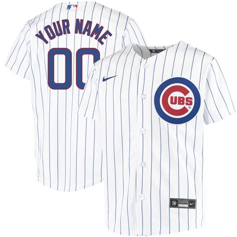 chicago cubs youth nike home pinstripe replica jersey|authentic chicago cubs jerseys.